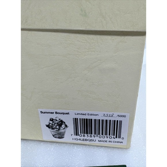 Harmony Kingdom Lord Byron's Harmony Garden "SUMMER BOUQUET" Trinket 2538/5000 - Picture 11 of 11